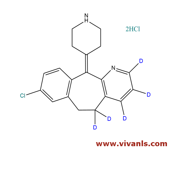 Stable Isotope Labeled Compounds-Descarboethoxyloratadine D5 2HCl-1690532617.png